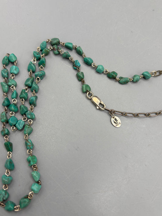 Turquoise & Sterling Necklace