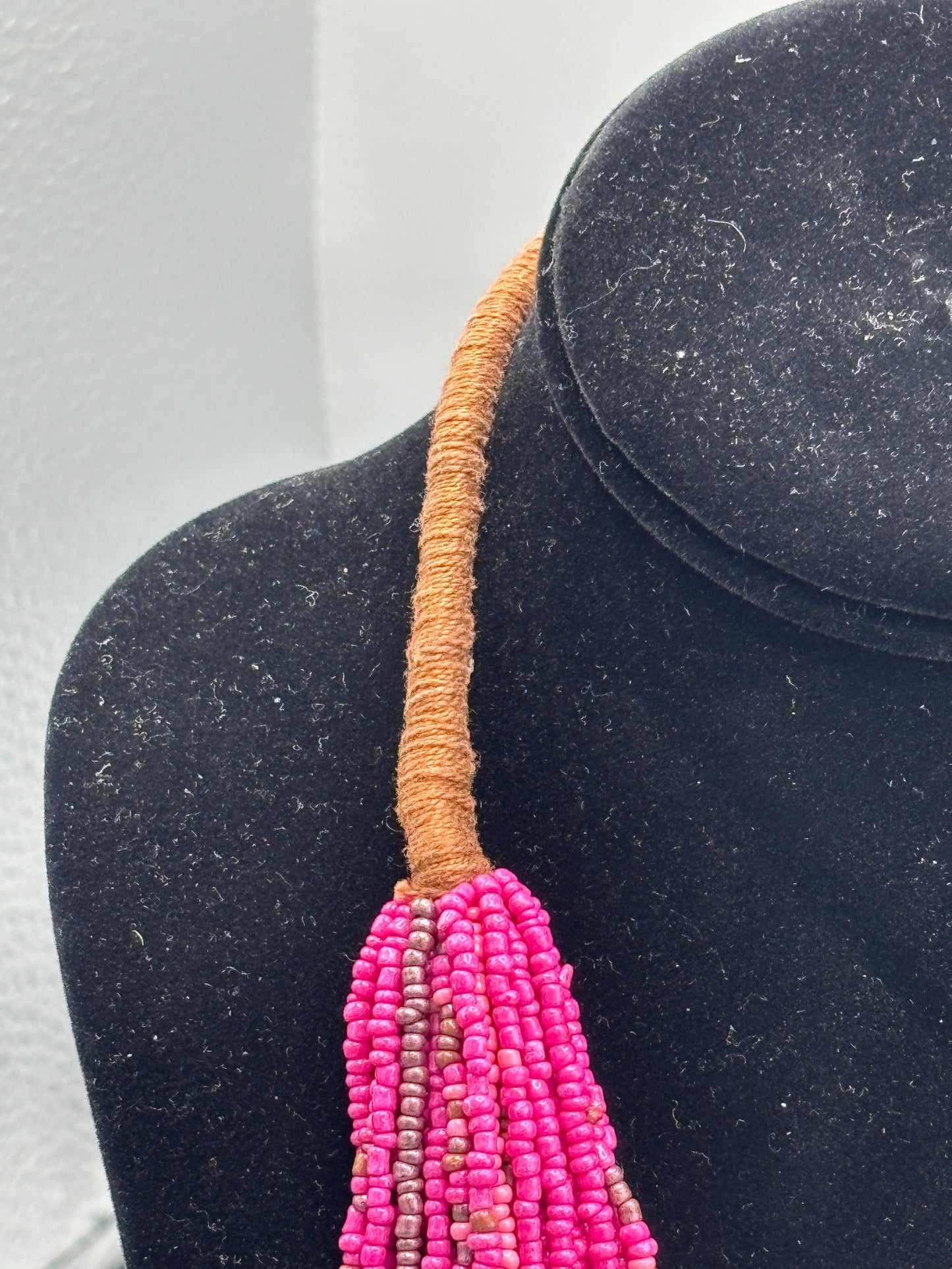 Pink Multi strand necklace