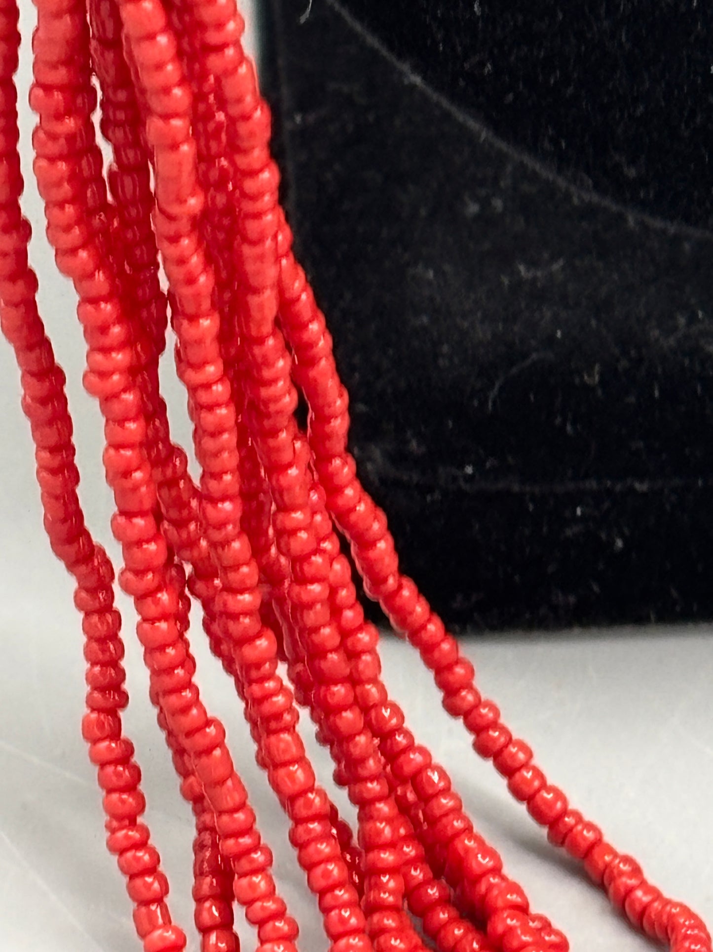 Multi Bead Red Necklace