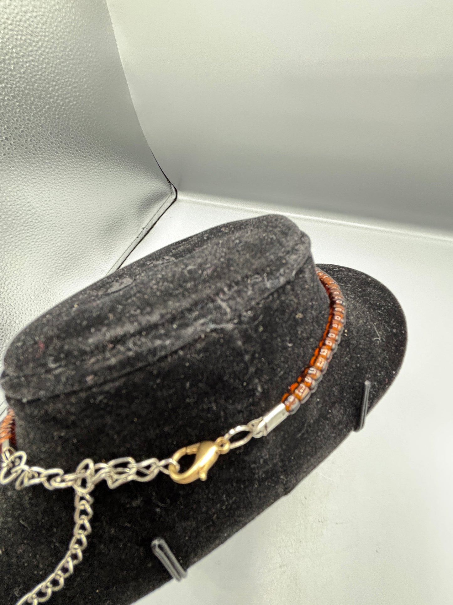 Costume brown bead Necklace