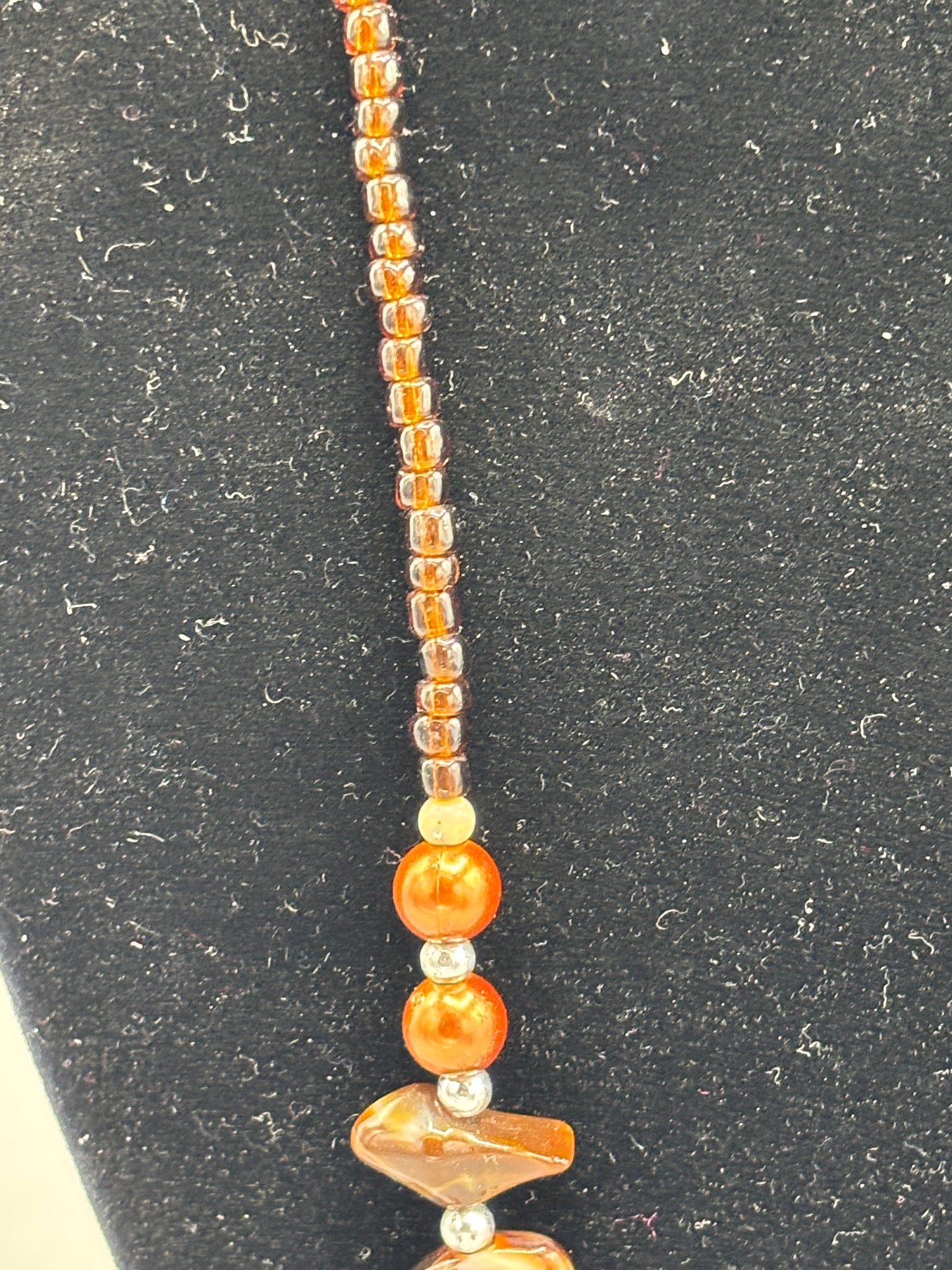Costume brown bead Necklace