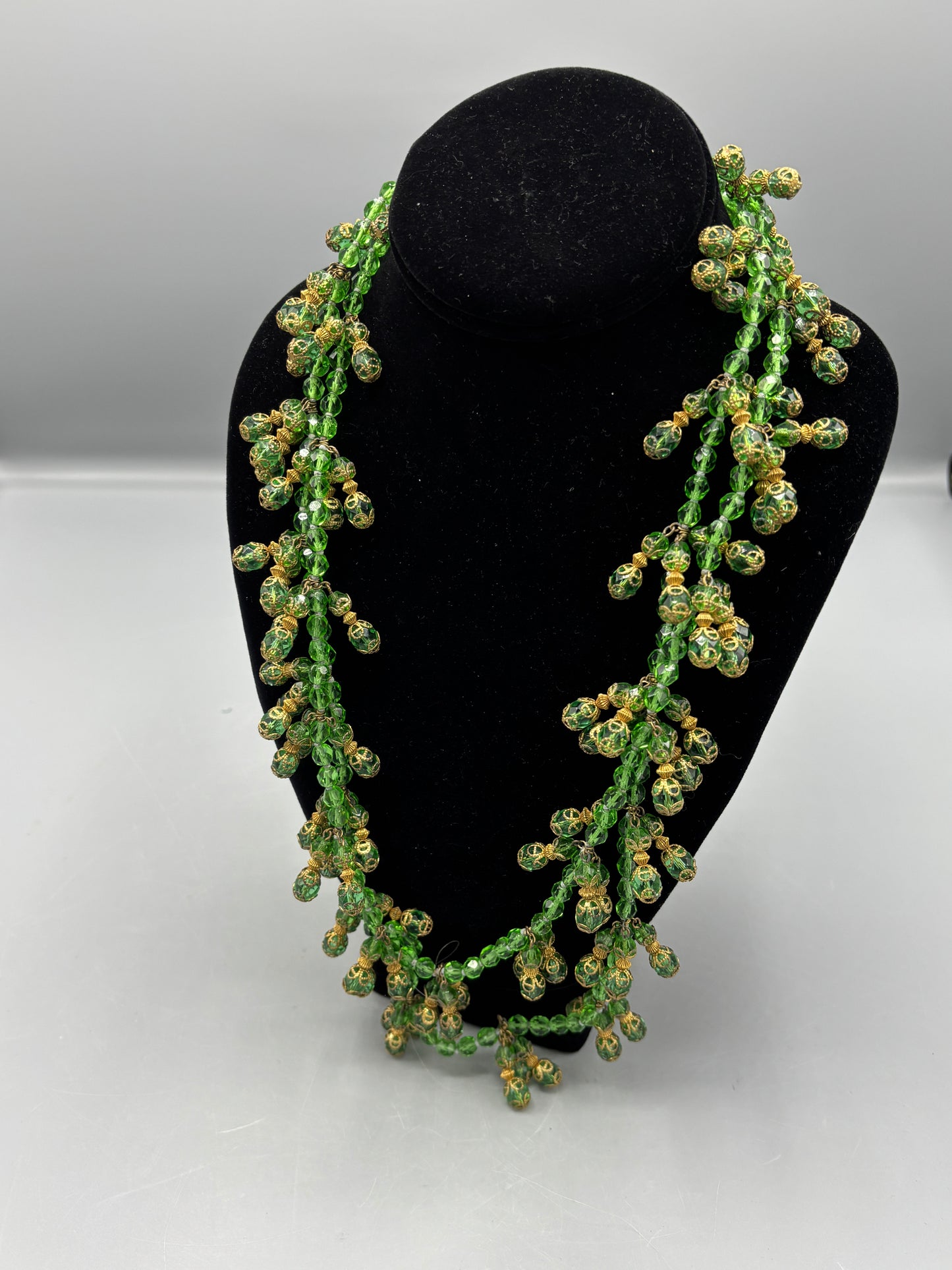 Green Miriam Haskell Necklace