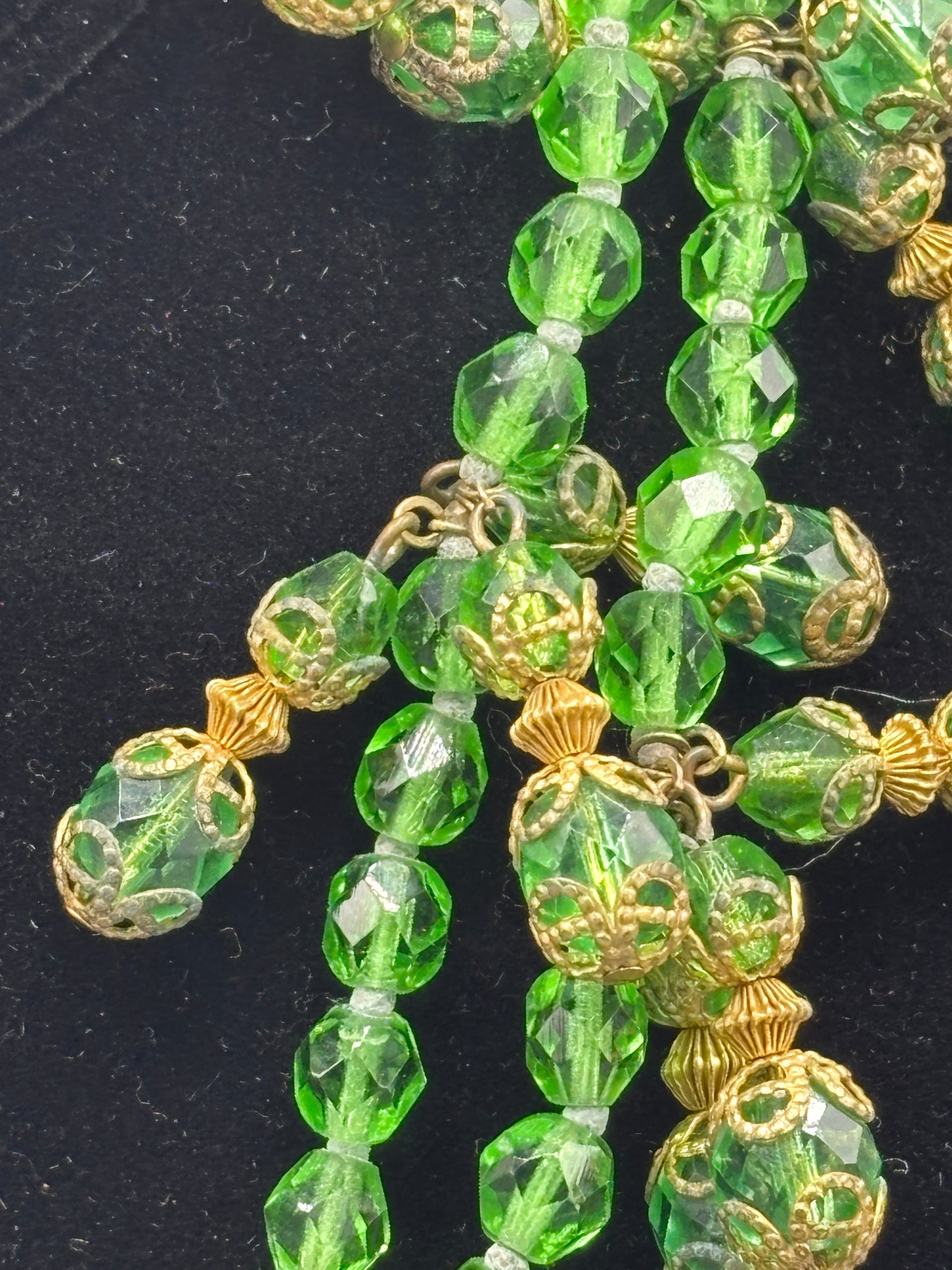 Green Miriam Haskell Necklace