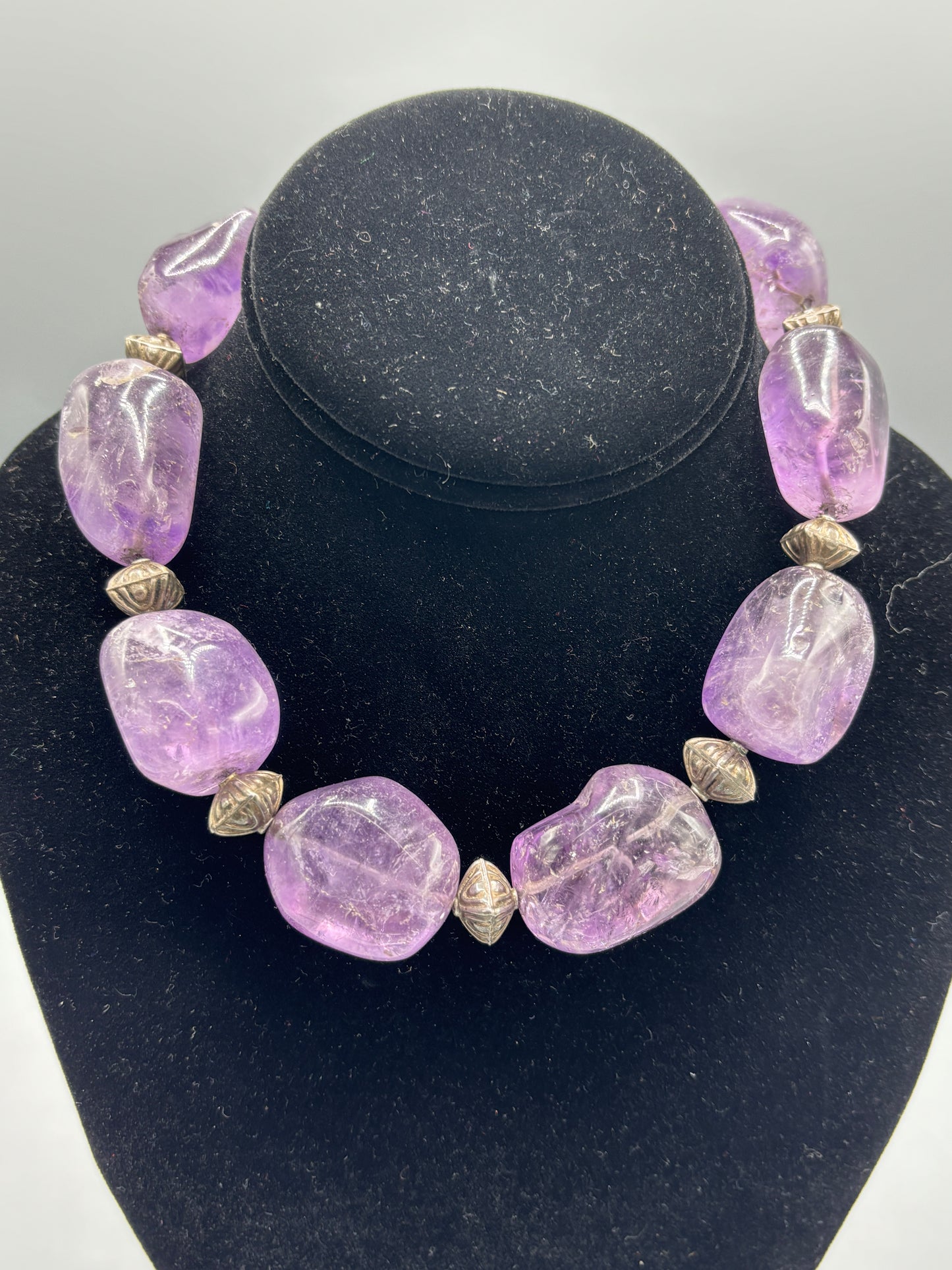 Chunky Amethyst chocker