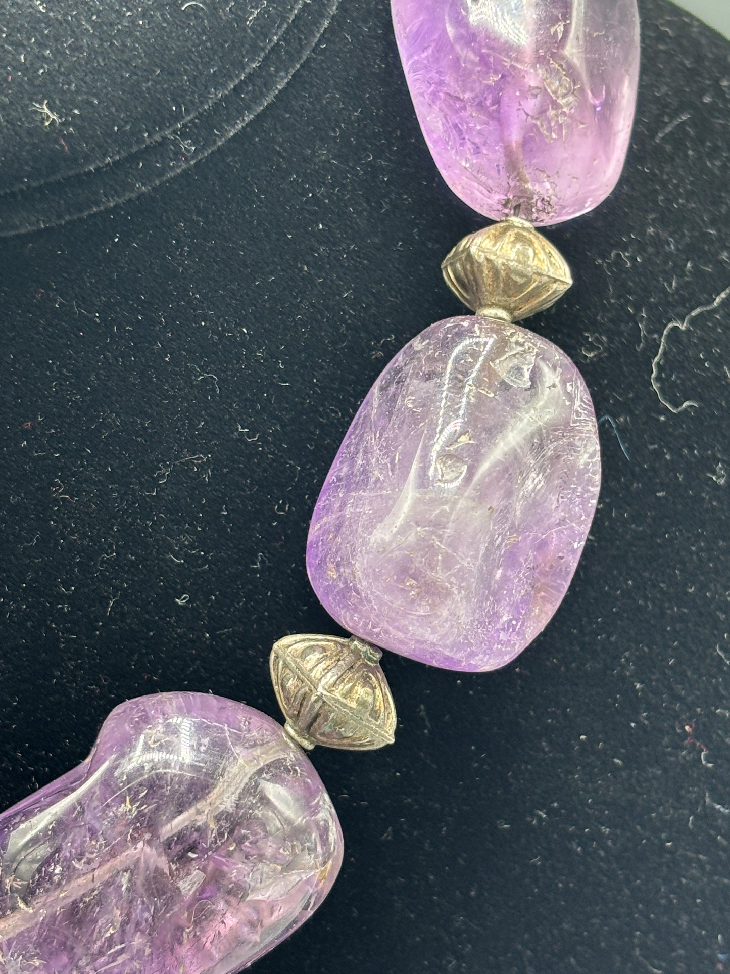 Chunky Amethyst chocker