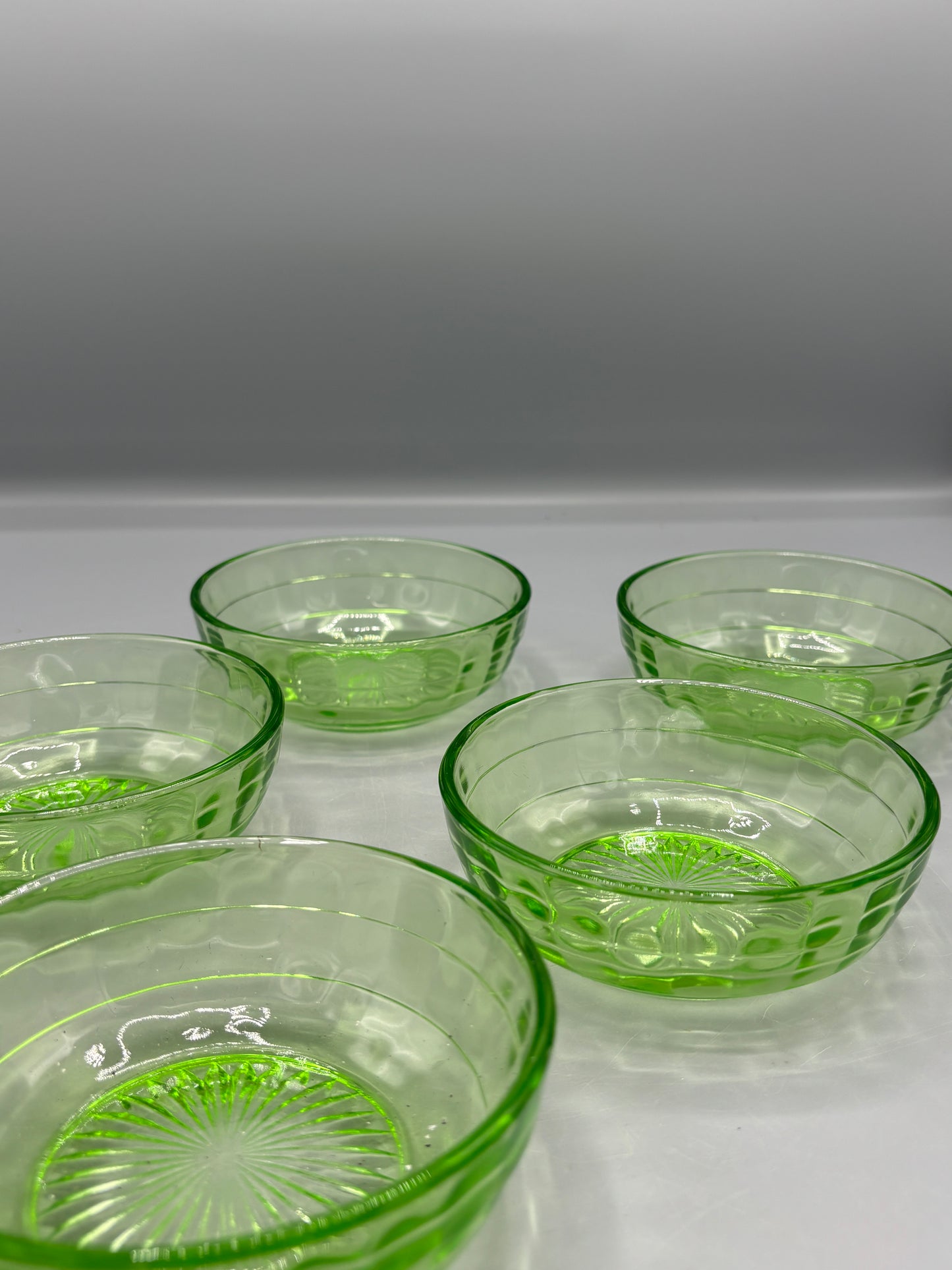 Vintage Hazel Atlas Uranium Berry set