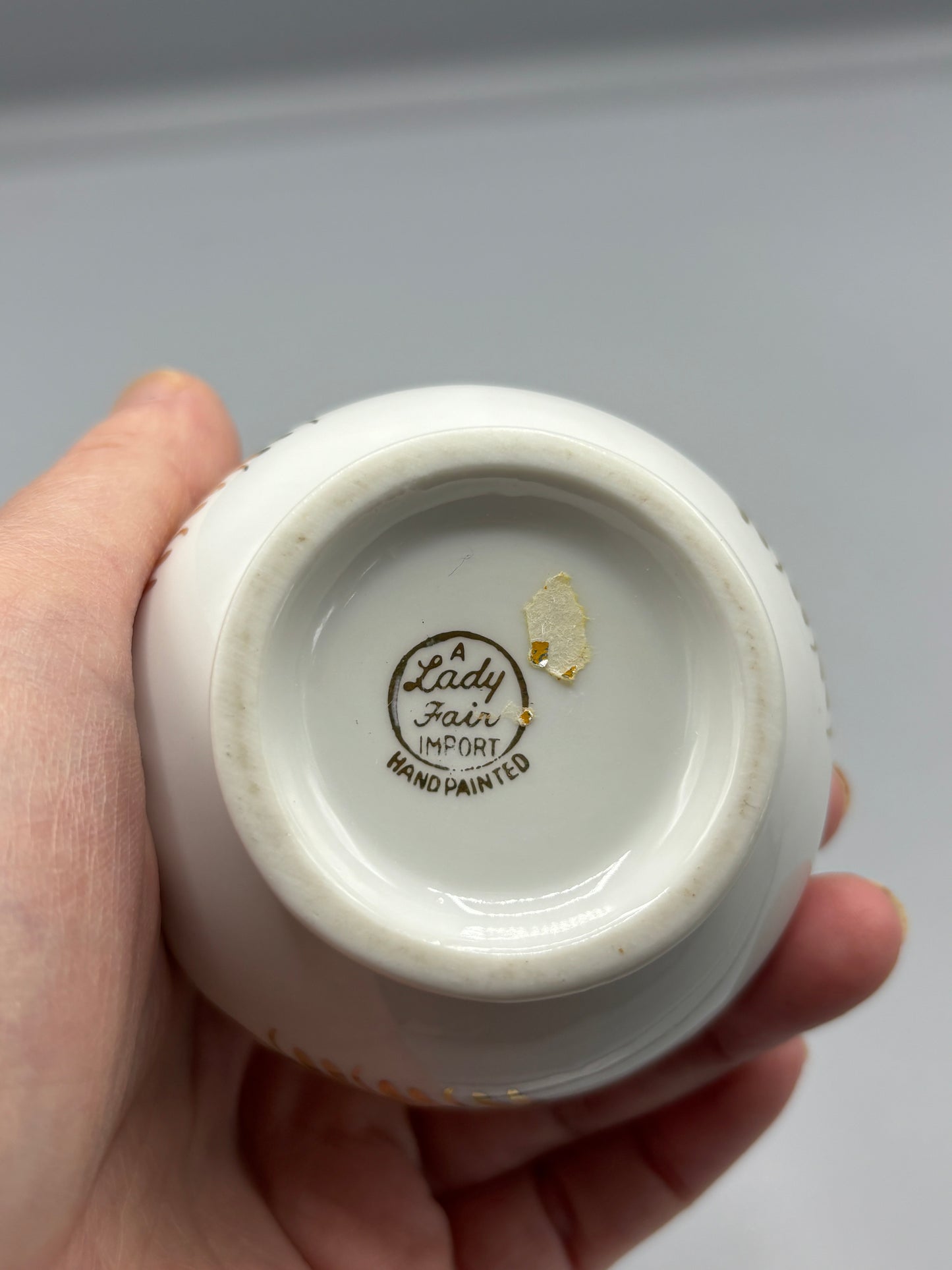 Vintage DeBilbliss porcelain perfume bottle