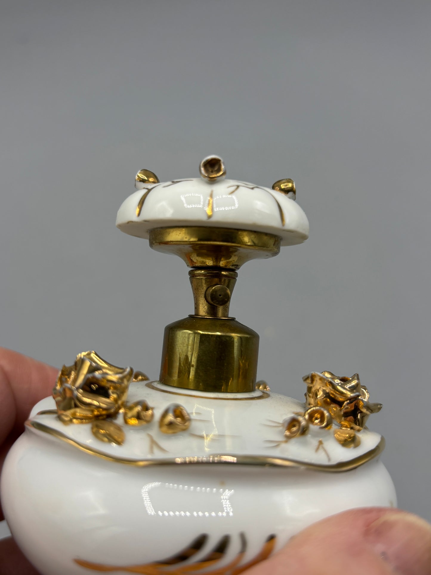 Vintage DeBilbliss porcelain perfume bottle