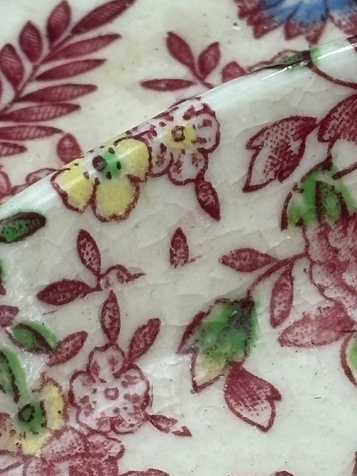 Vintage divided Chintz porcelain serving dish