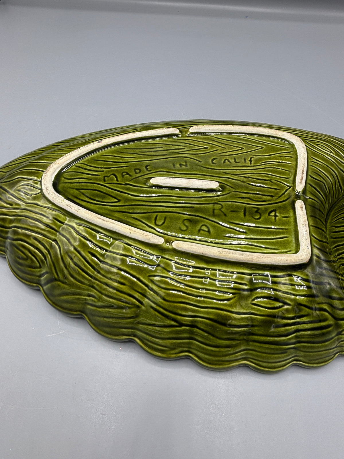 Vintage California pottery "Wing Chip & Dip " platter