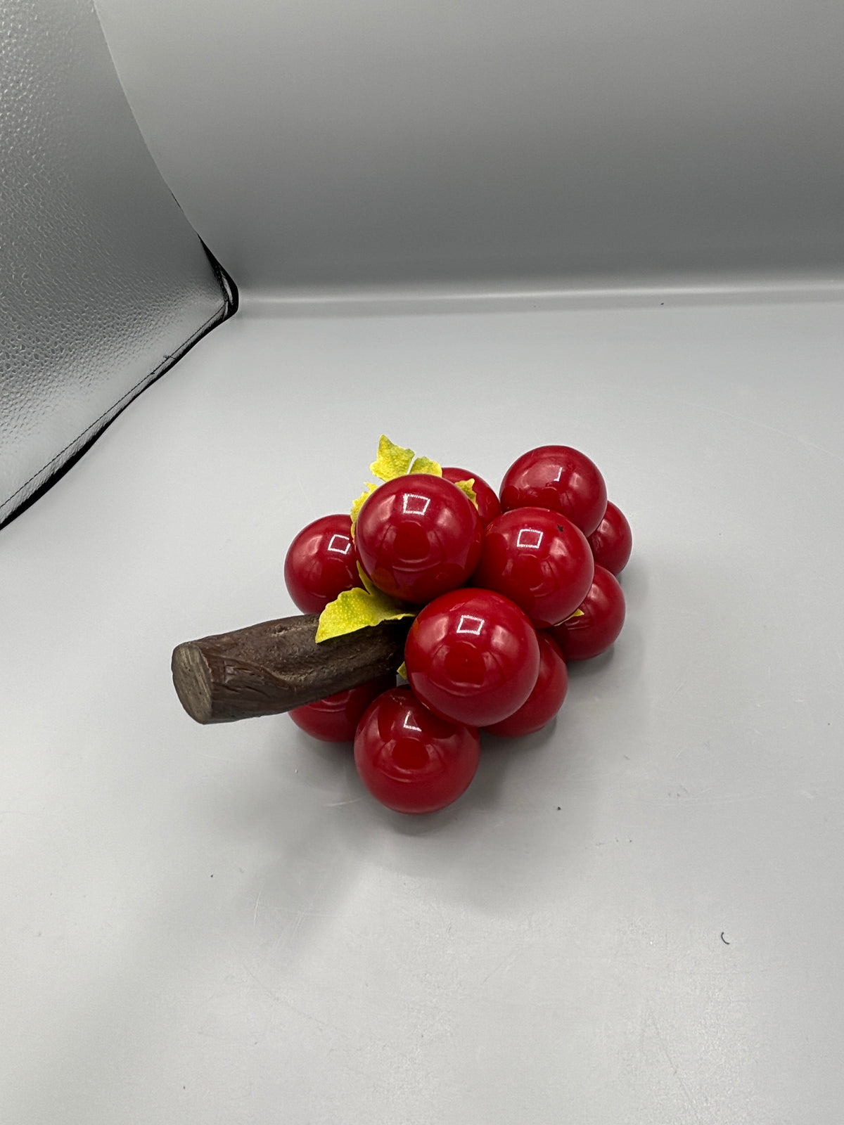 Vintage MCM Lucite red grape cluster