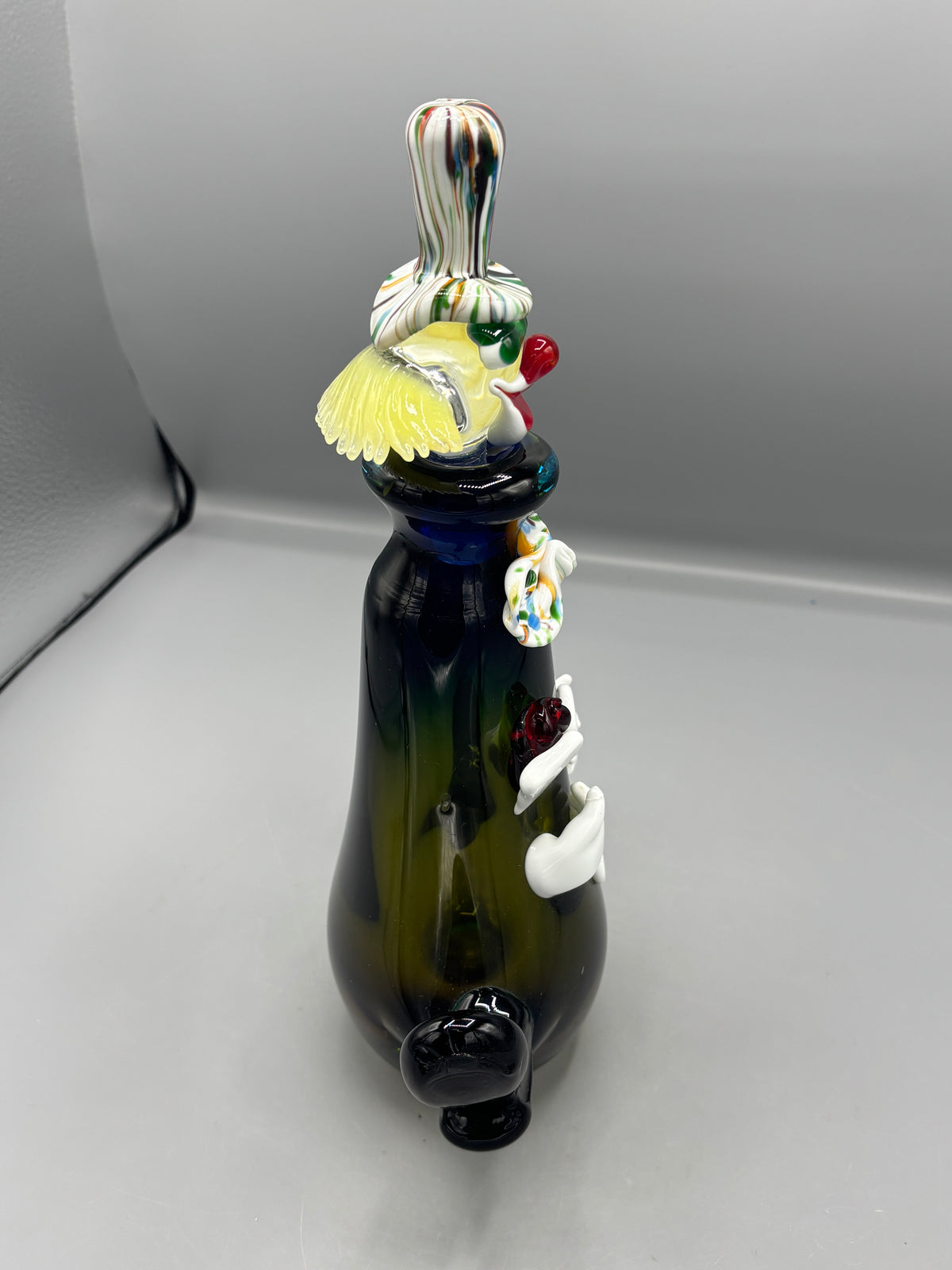 Vintage Mid Century Italian hand blown Clown decanter