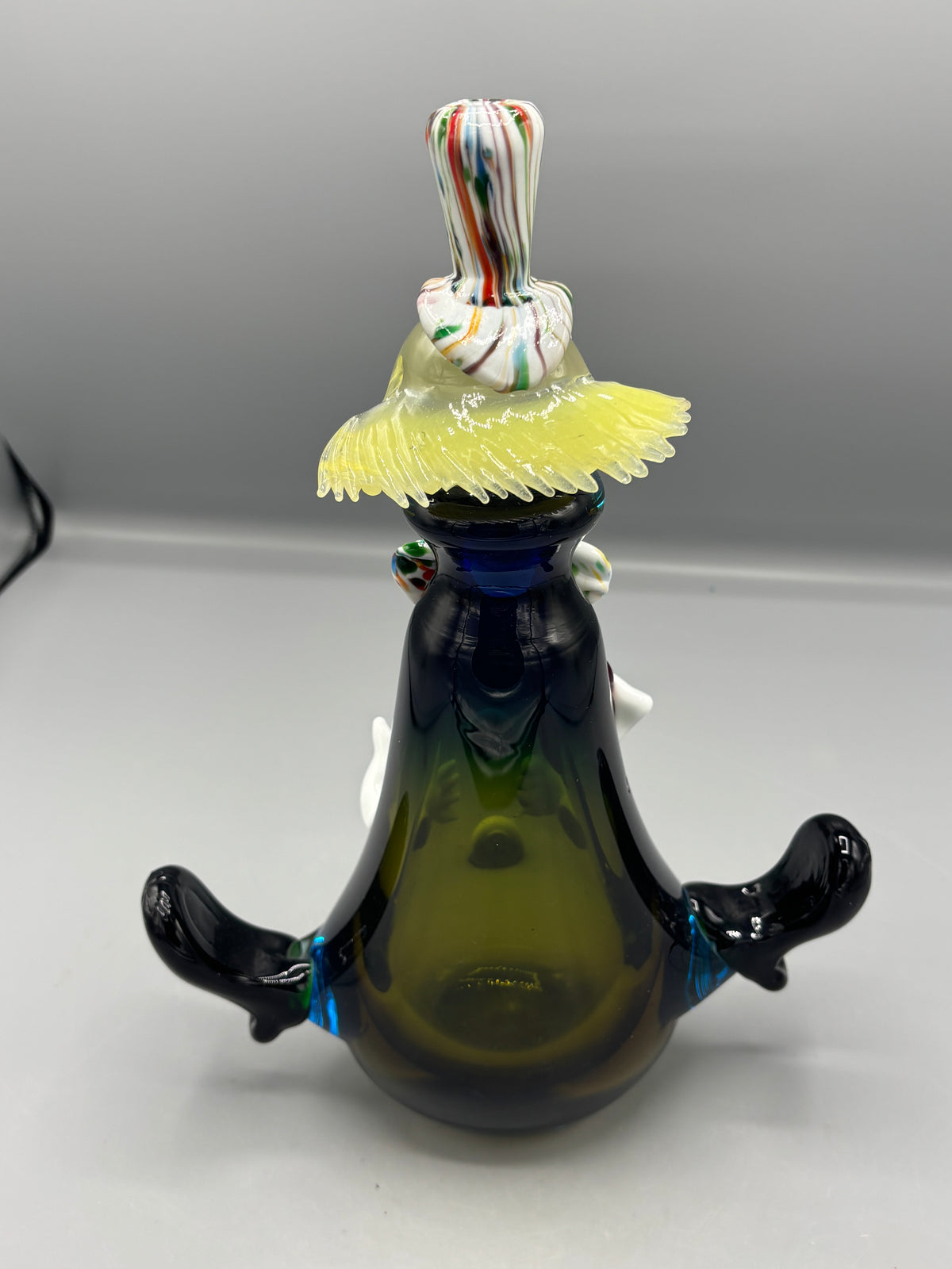 Vintage Mid Century Italian hand blown Clown decanter