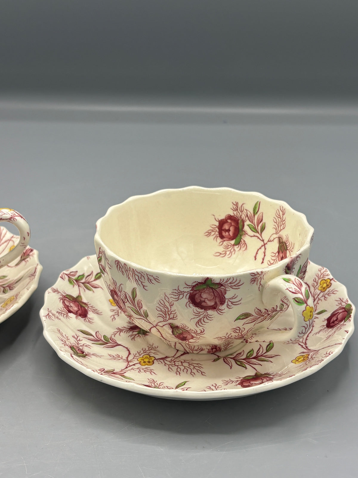 Vintage Spode Copeland Rosebud Chintz teacup & saucer