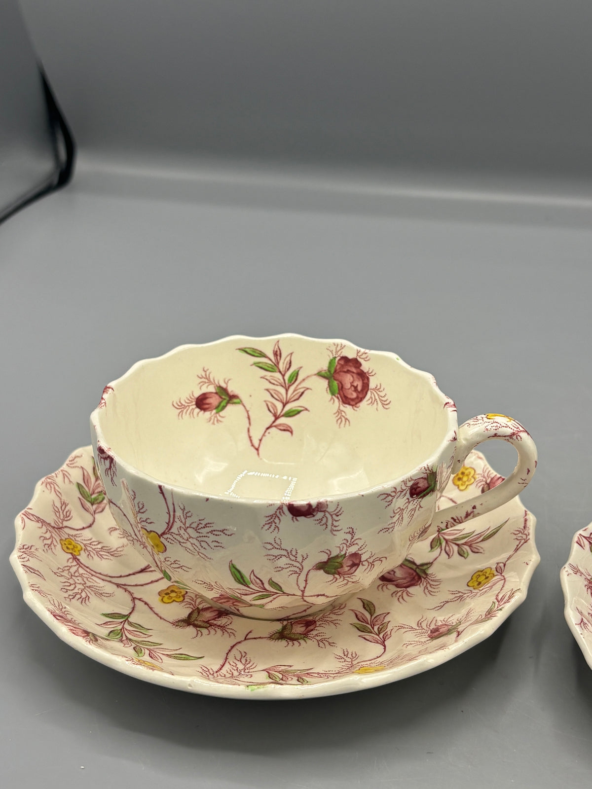 Vintage Spode Copeland Rosebud Chintz teacup & saucer