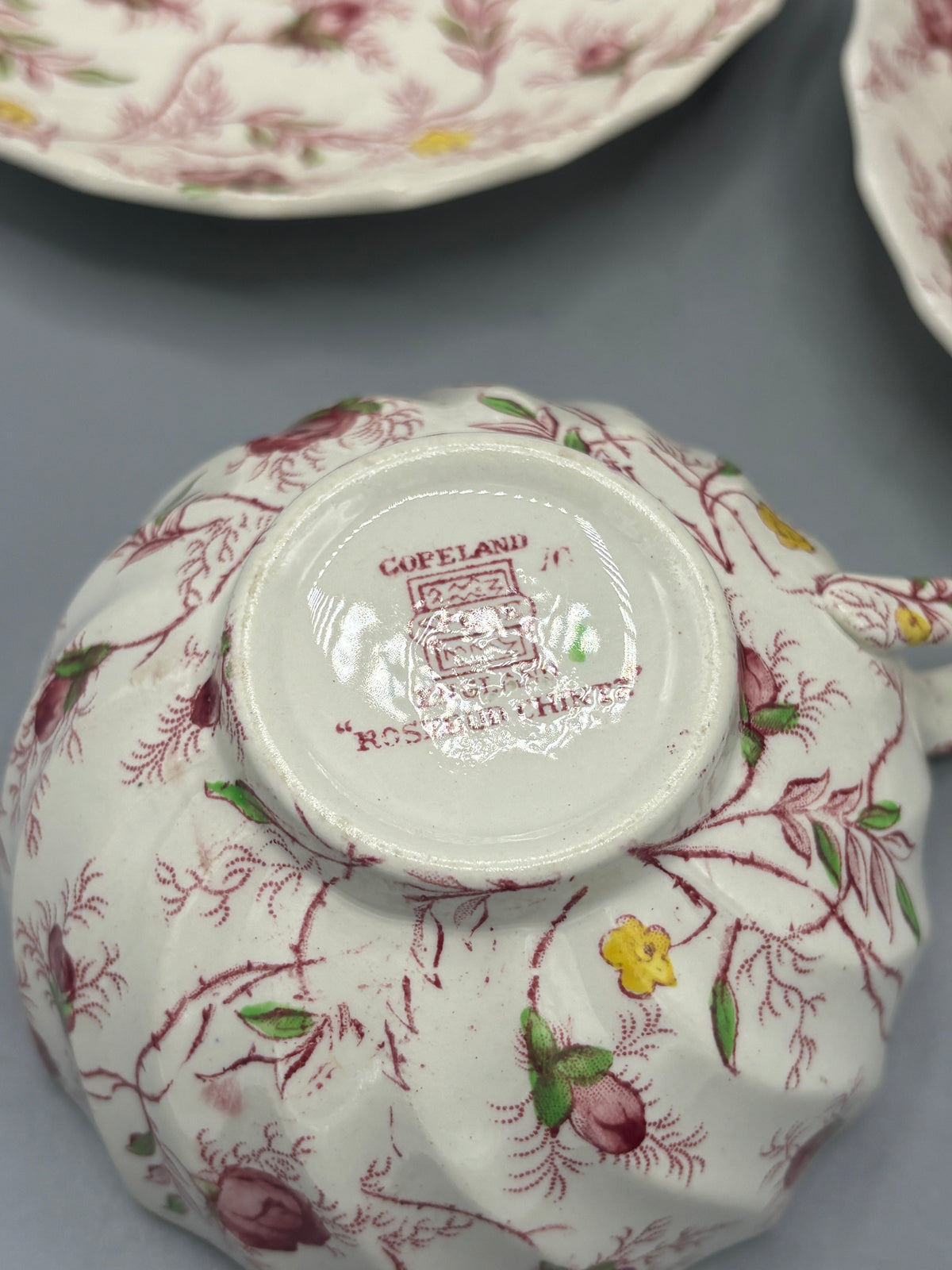 Vintage Spode Copeland Rosebud Chintz teacup & saucer