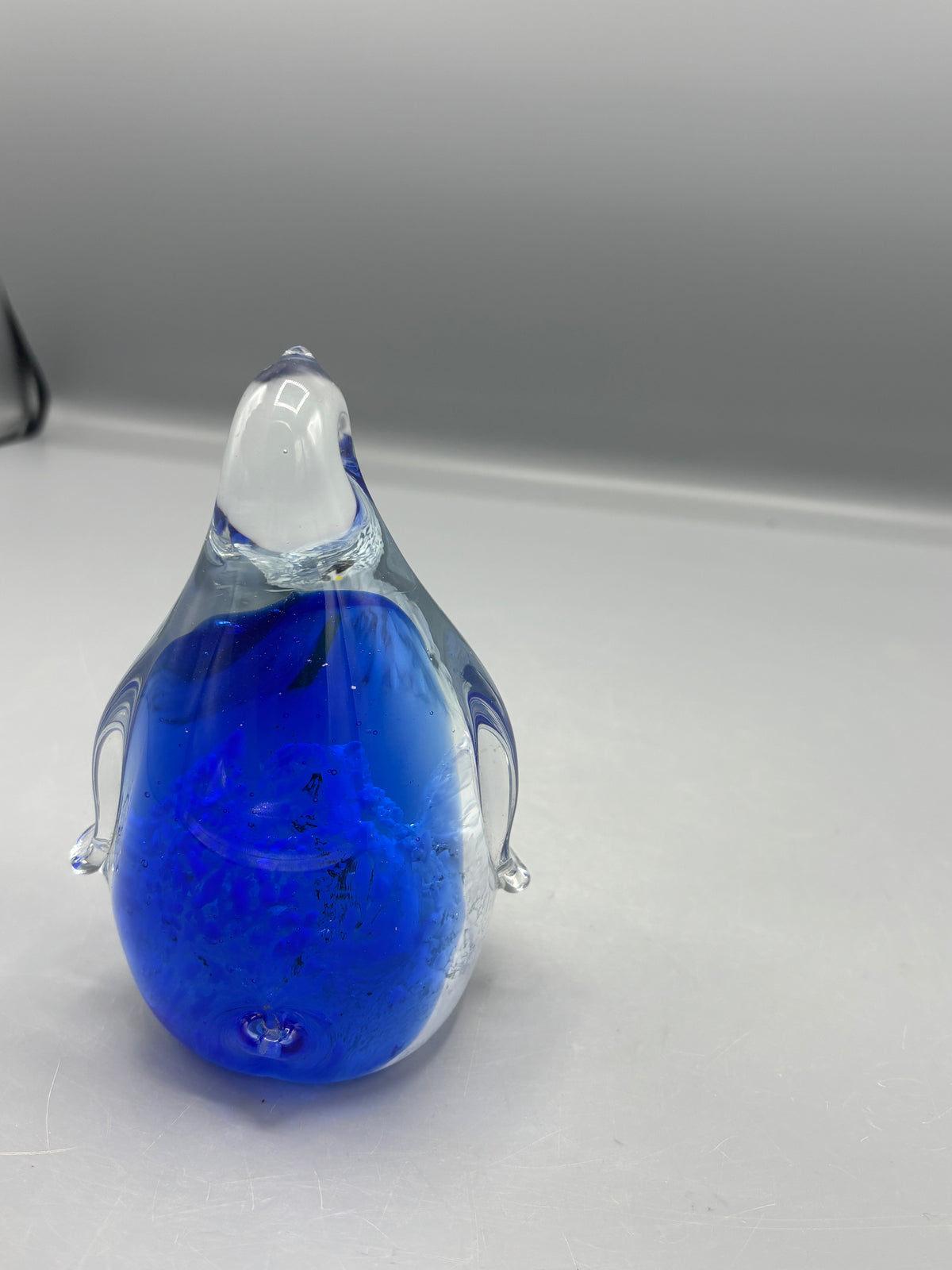 Murano style Penguin with baby