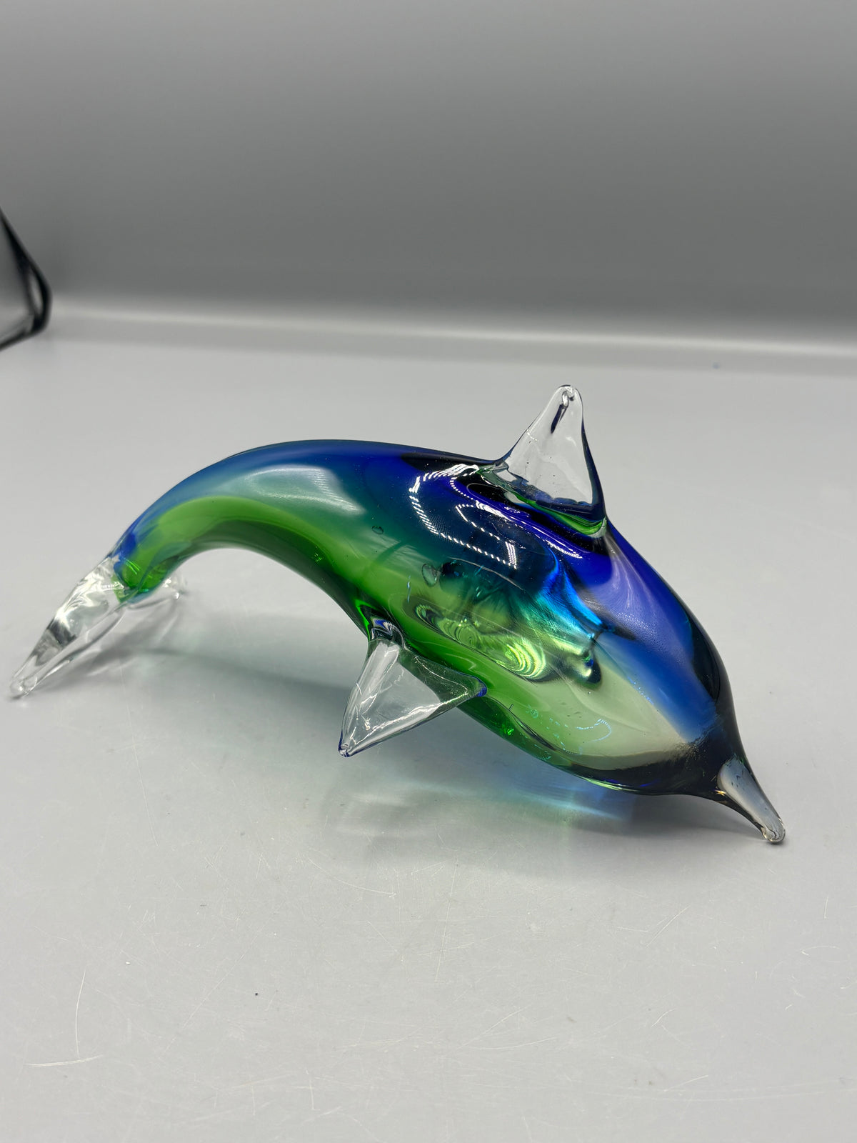 Vintage Blue & Green dolphin