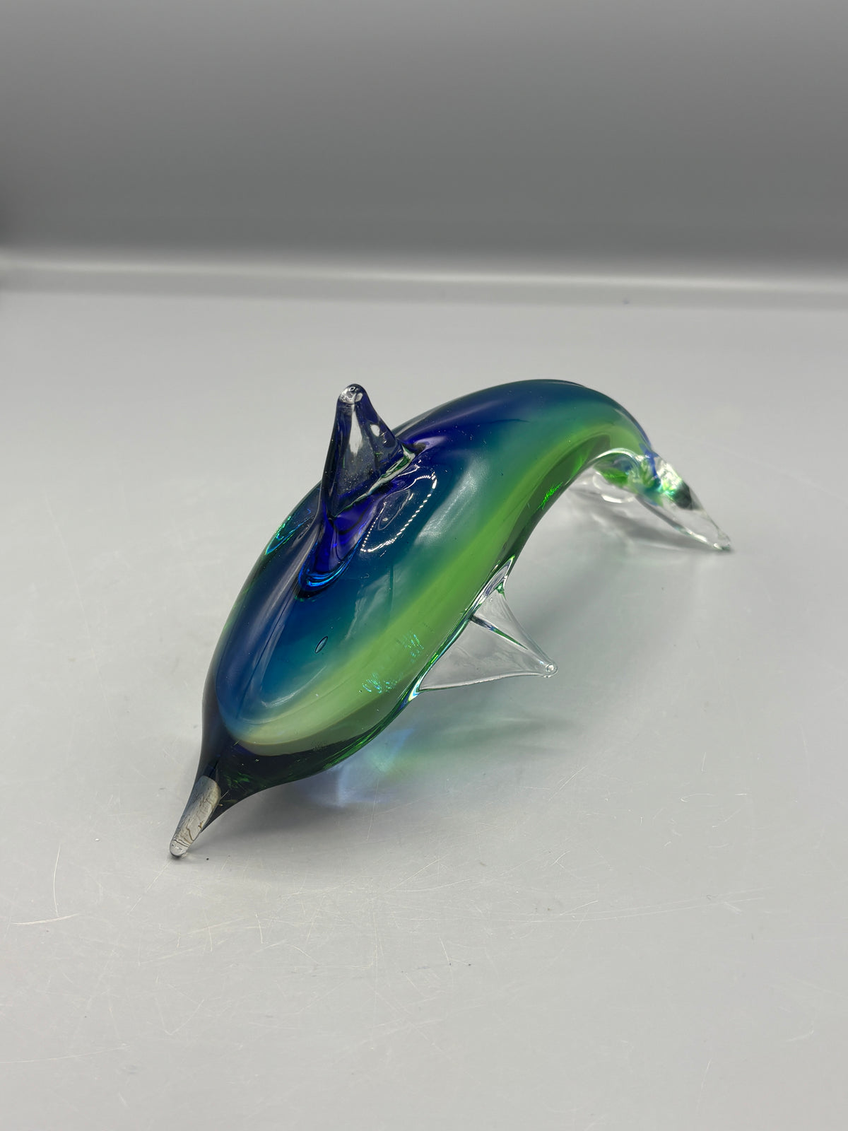 Vintage Blue & Green dolphin