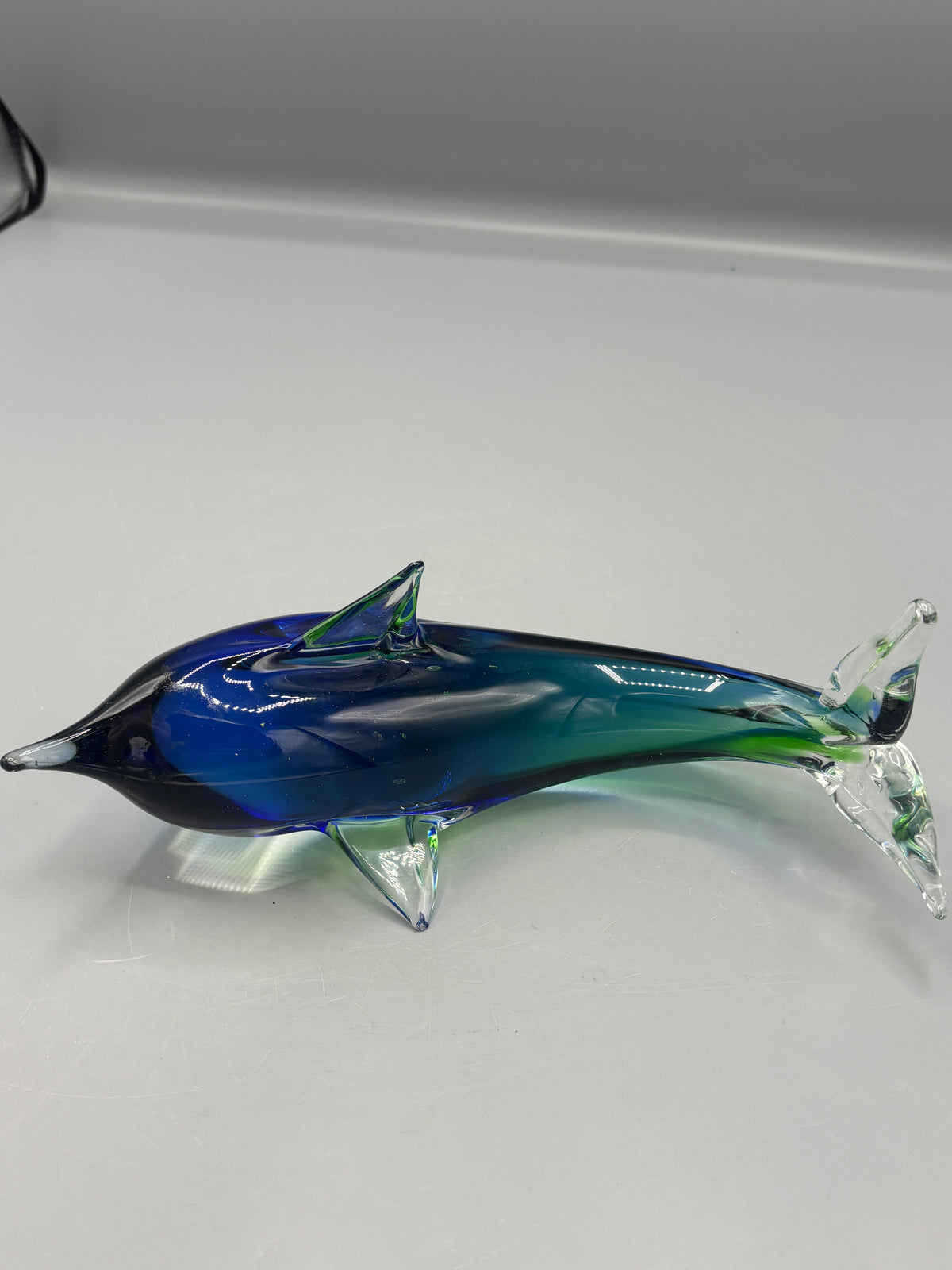 Vintage Blue & Green dolphin