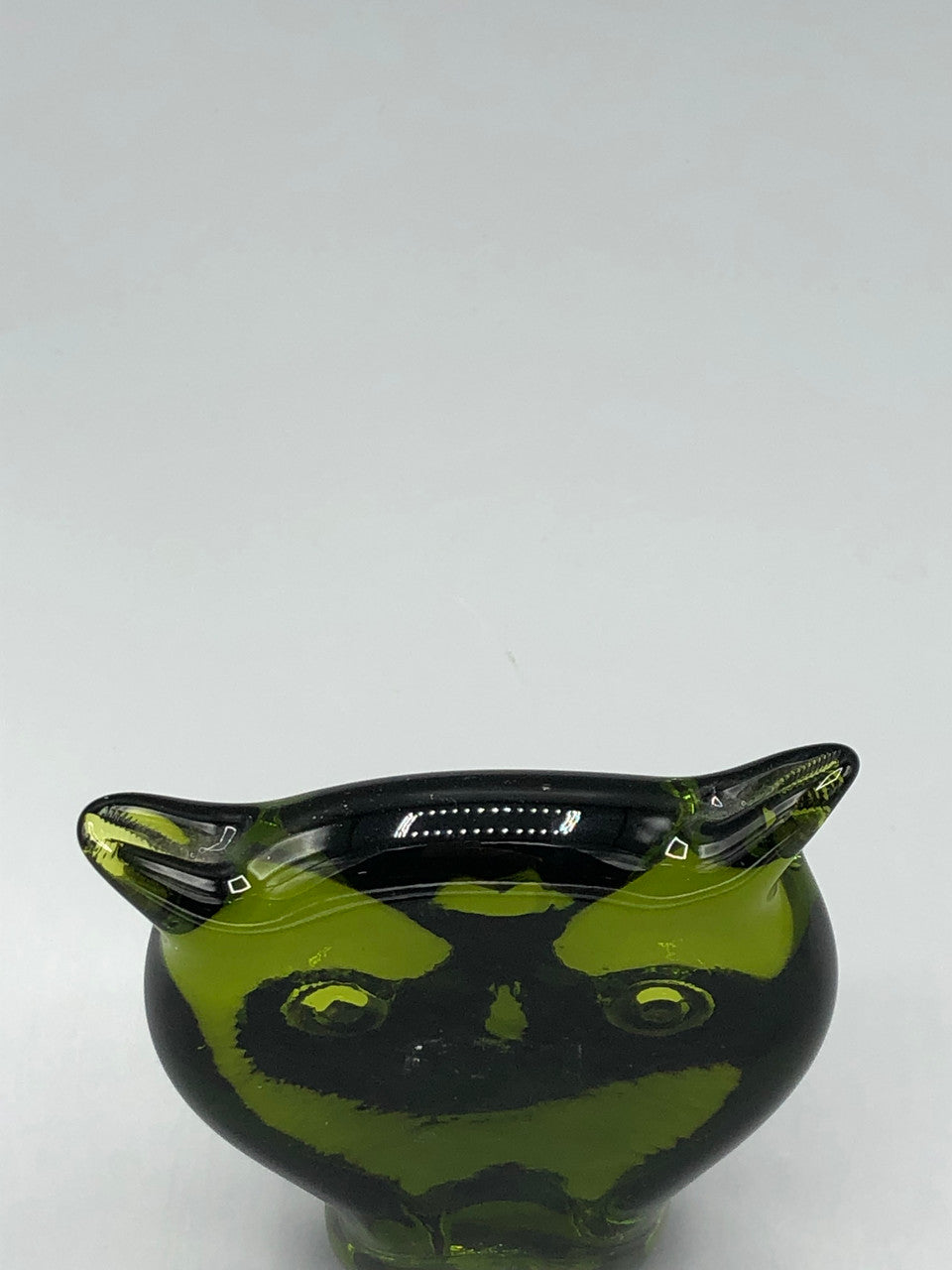 Vintage Viking  glass Owl