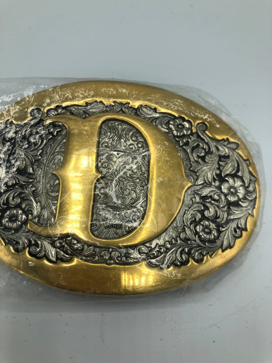 Award Design Medal Belt Buckle "D"