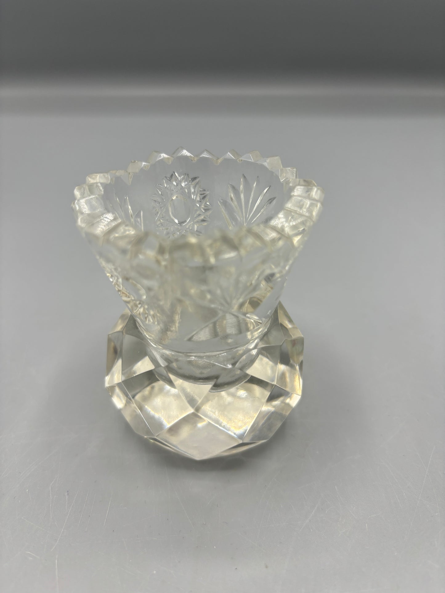 Cut Crystal toothpick holder