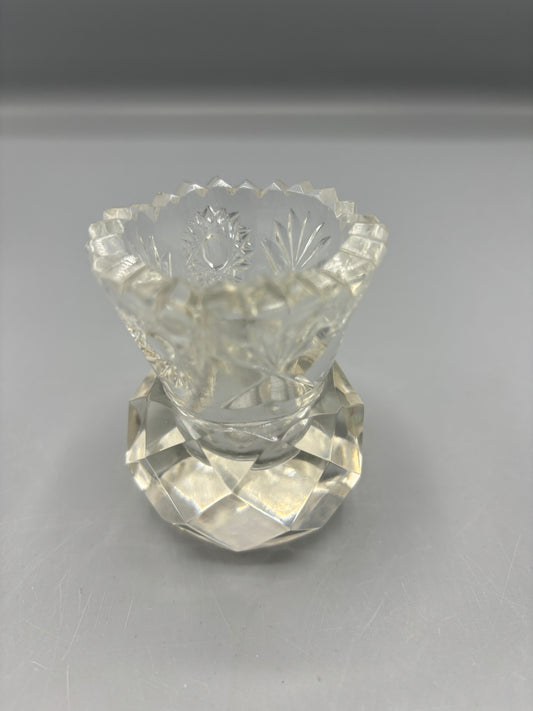 Cut Crystal toothpick holder