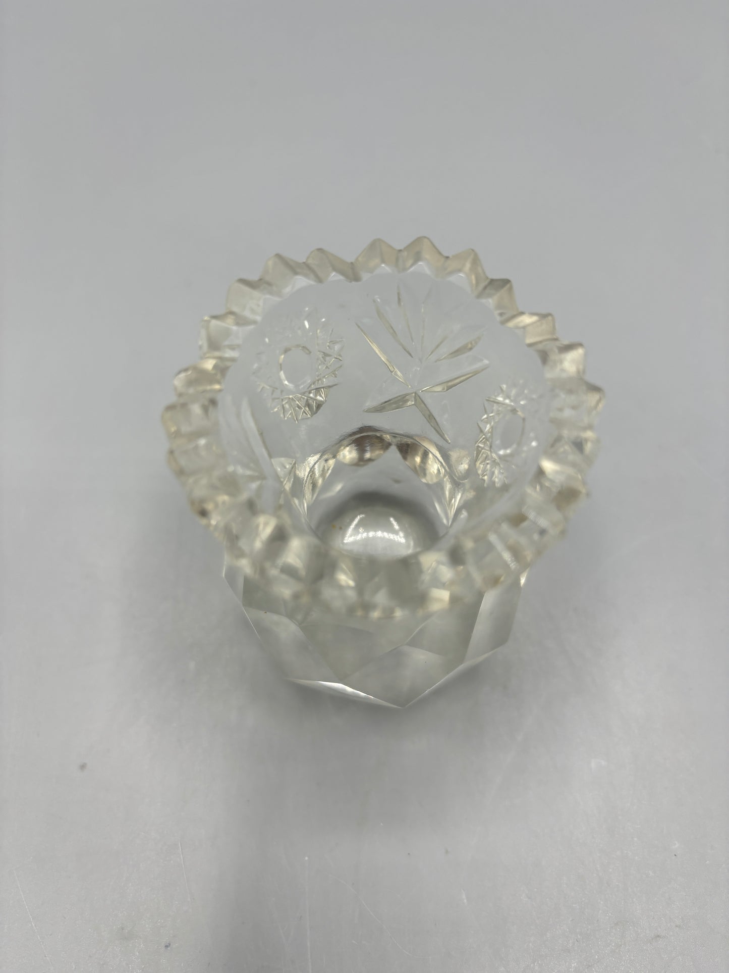 Cut Crystal toothpick holder