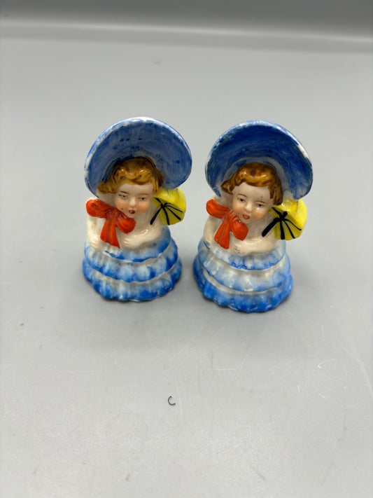 Vintage Southern bell salt & pepper