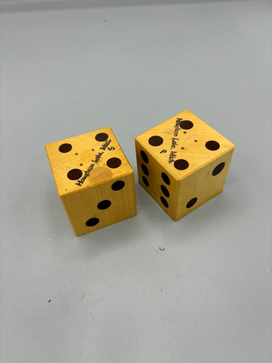 Dice salt & pepper set