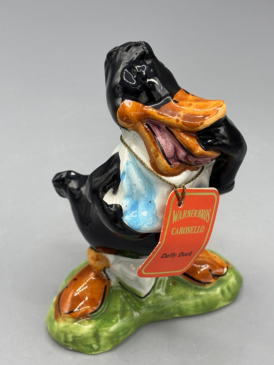Vintage Warner Brothers Looney Tunes Daffy Duck liqueur decanter
