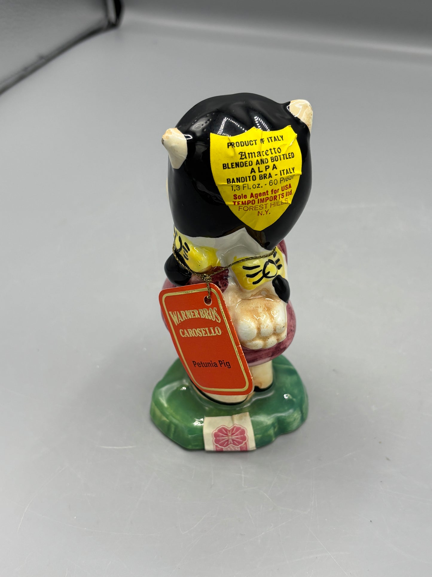Vintage Warner Brothers Petunia Pig liqueur decanter
