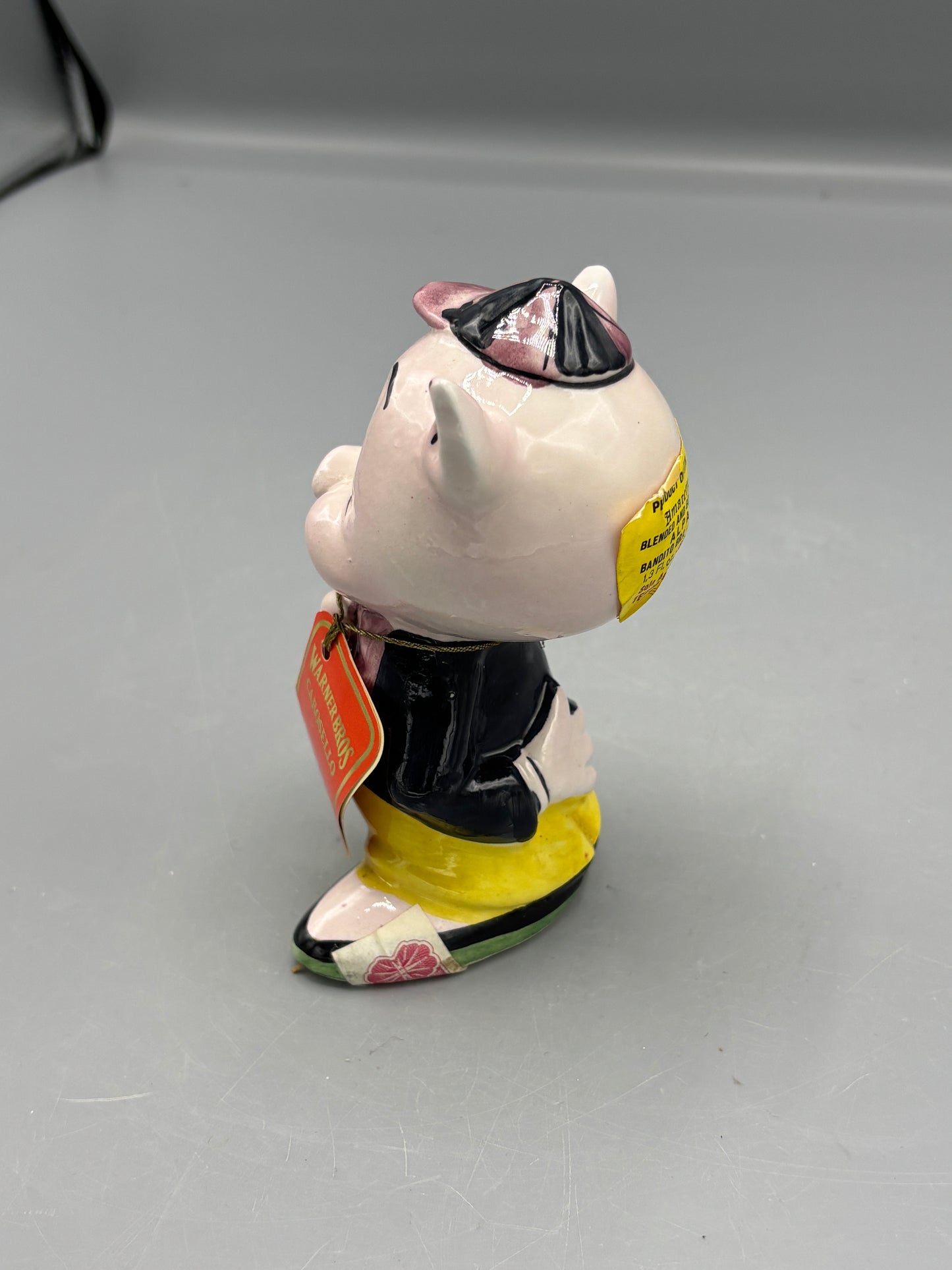 Vintage Warner Brothers Looney Tunes Porky Pig decanter