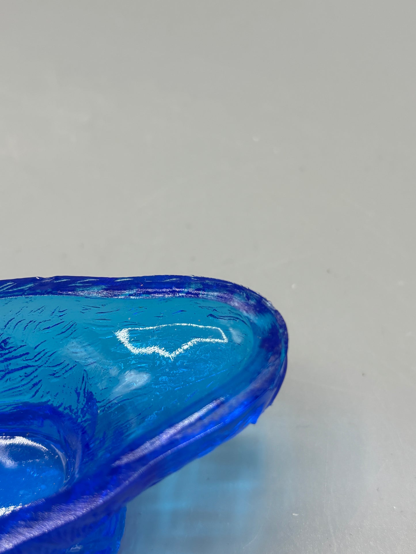 EAPG Cobalt Rabbit covered dish