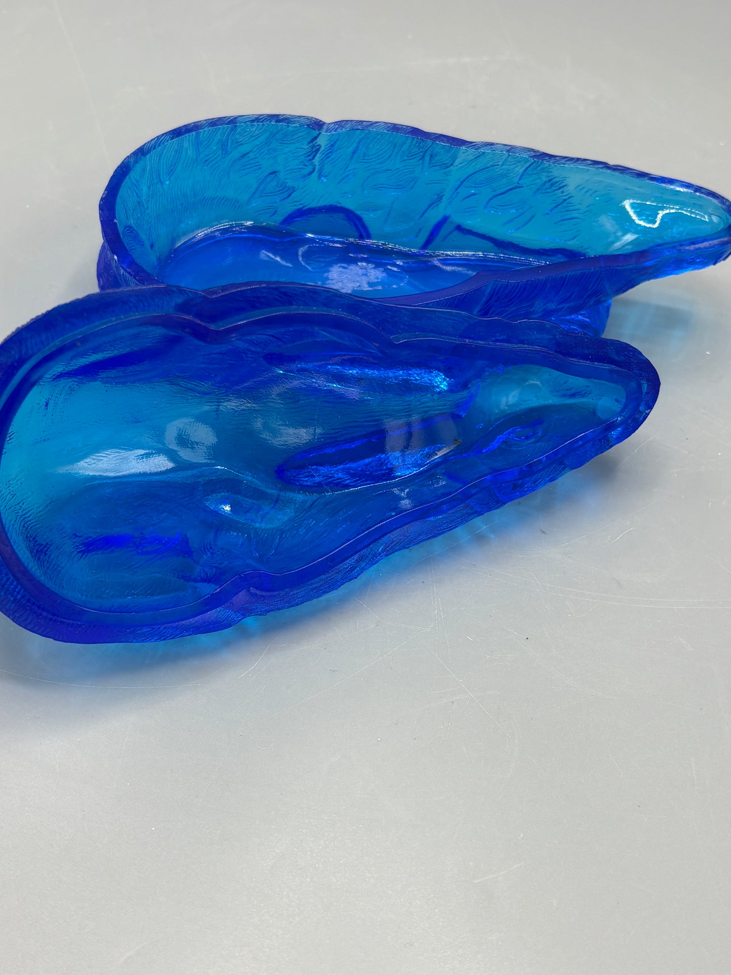 EAPG Cobalt Rabbit covered dish