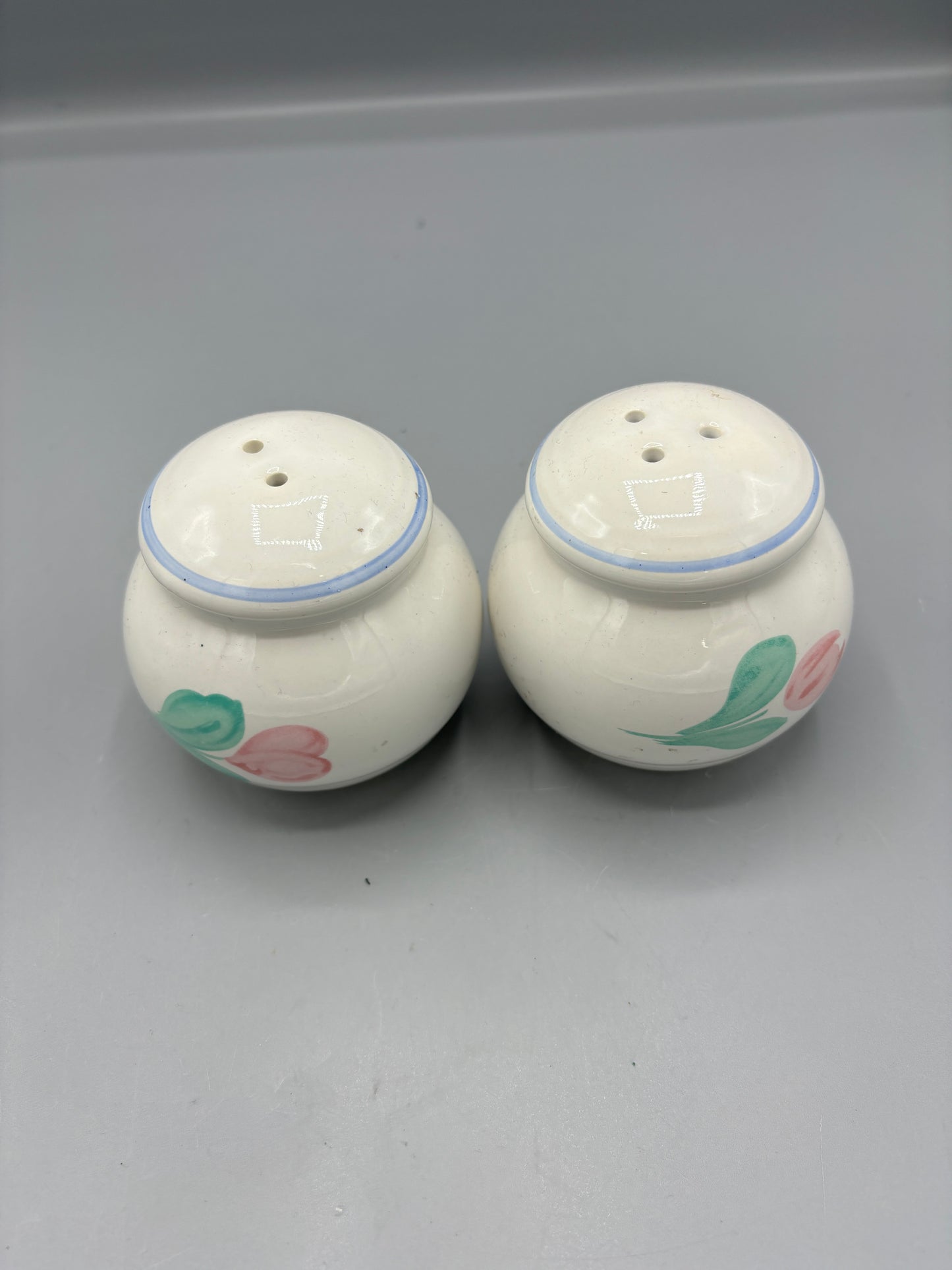 Floral large Salt & Pepper