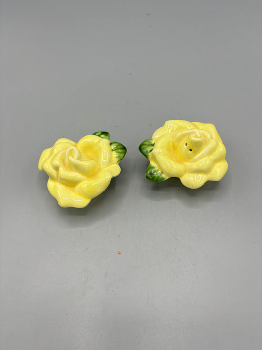 Yellow Rose salt & pepper