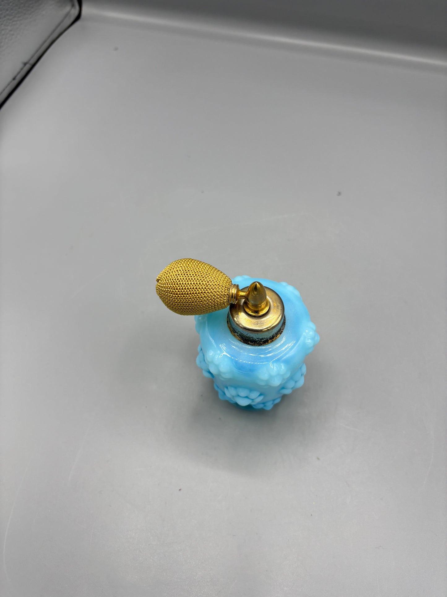 Vintage Fenton Opalescent glass perfume atomizer
