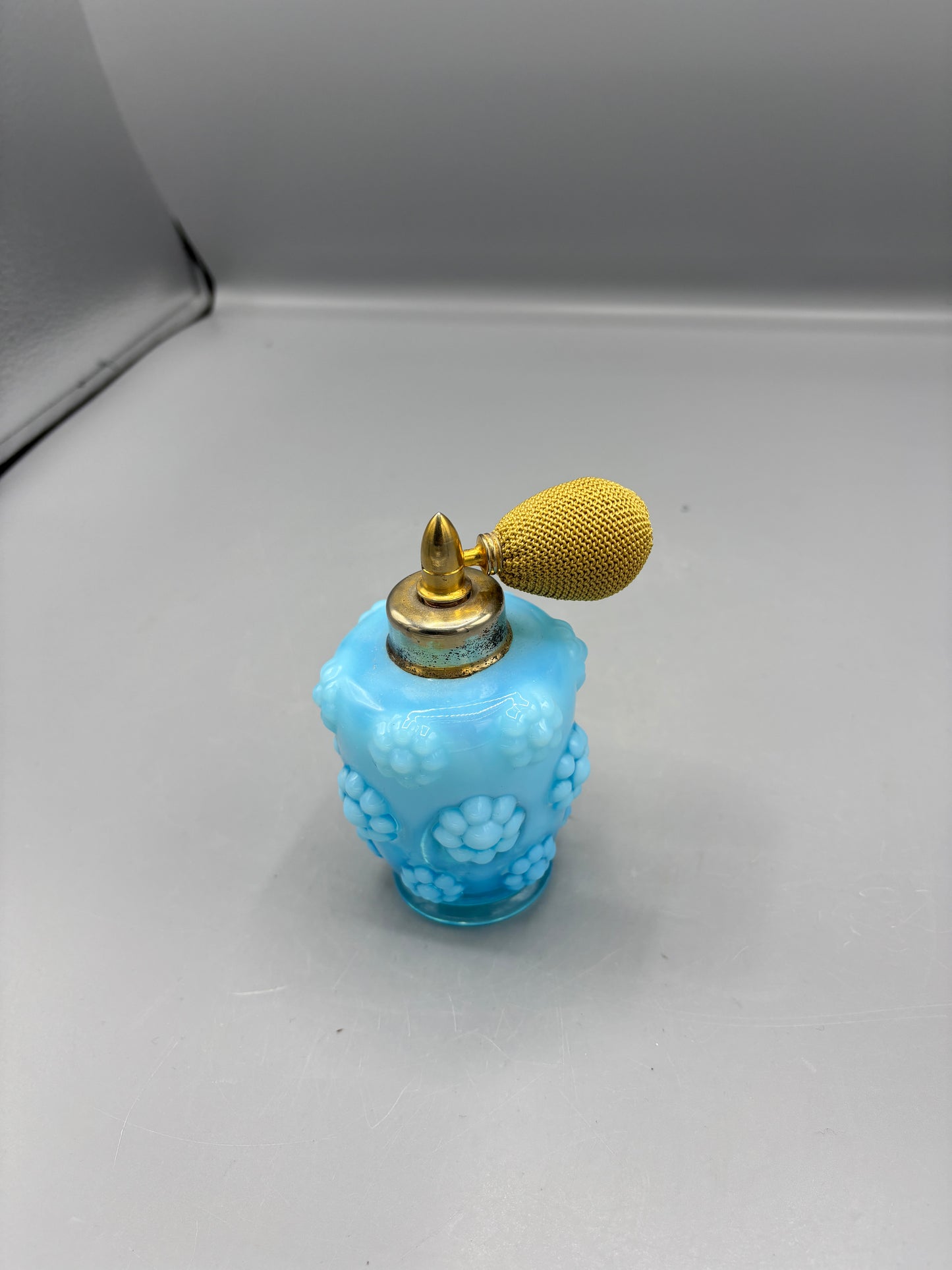 Vintage Fenton Opalescent glass perfume atomizer