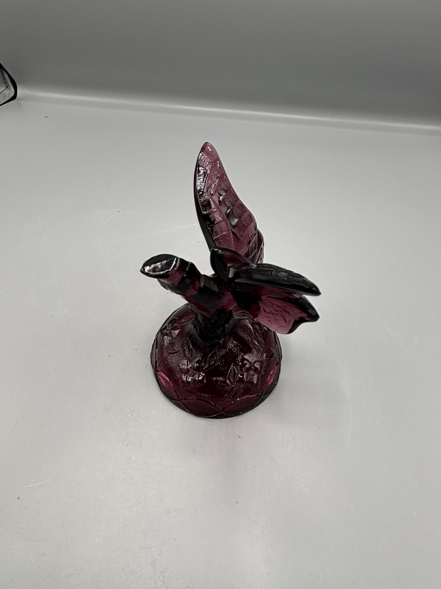 Vintage Fenton Amethyst purple Butterfly