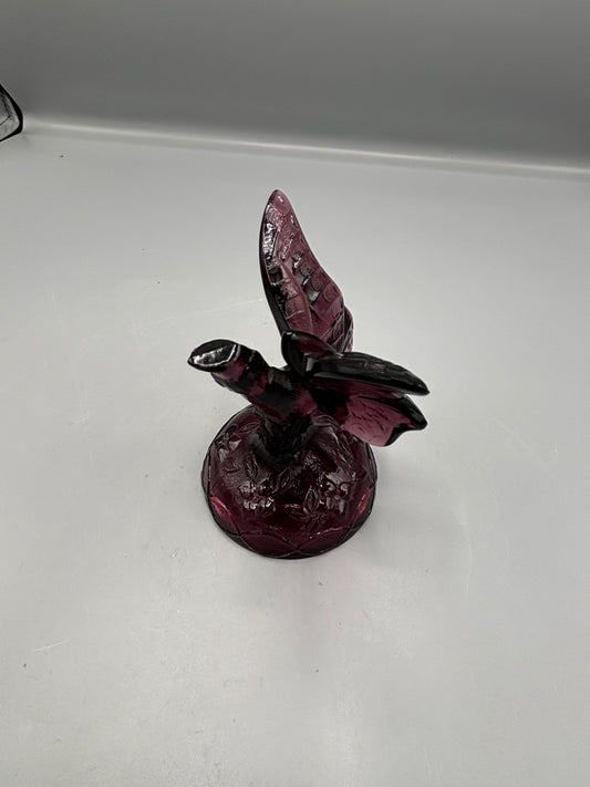 Vintage Fenton Amethyst purple Butterfly