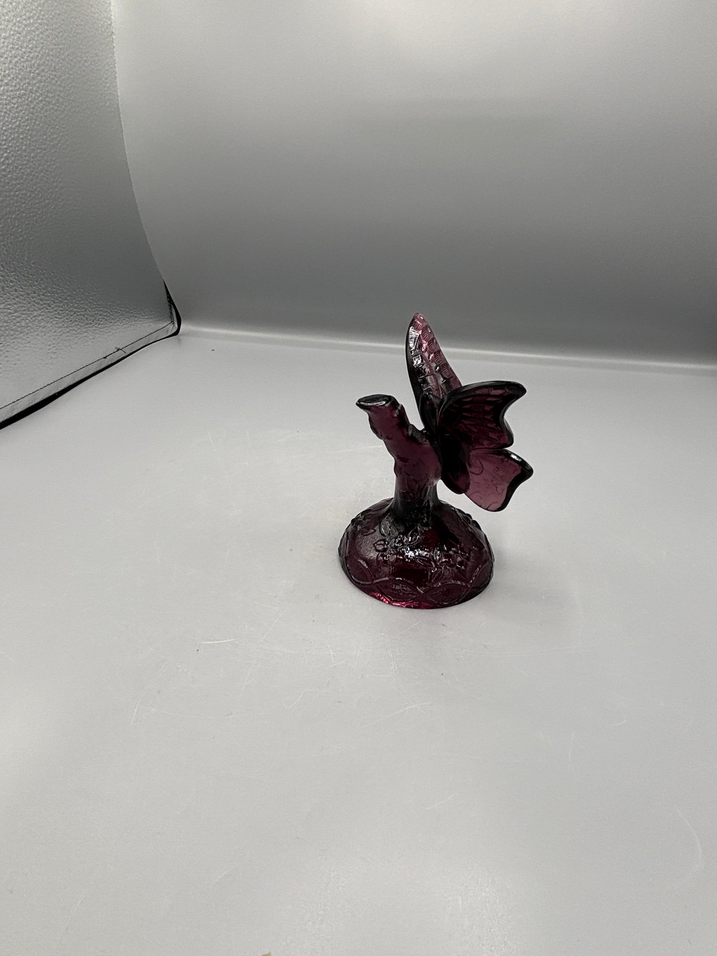 Vintage Fenton Amethyst purple Butterfly