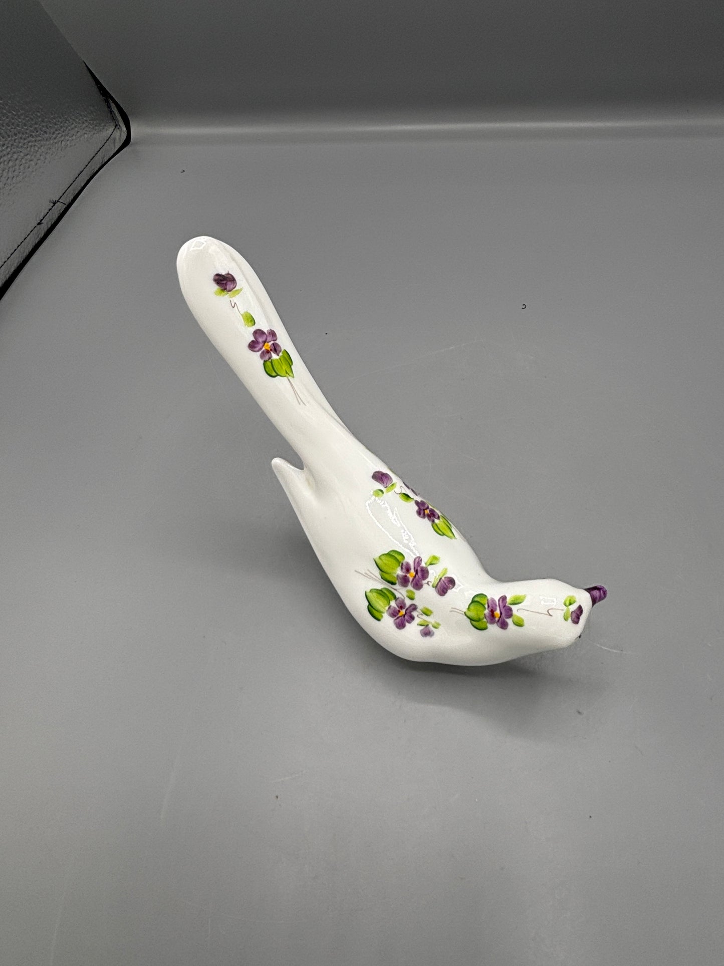 Fenton hand painted glass bird