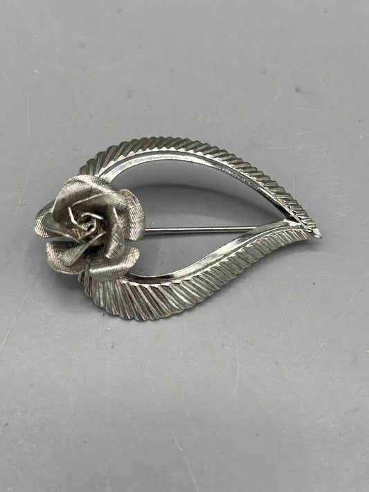 Vintage Harry S Bick leaf brooch