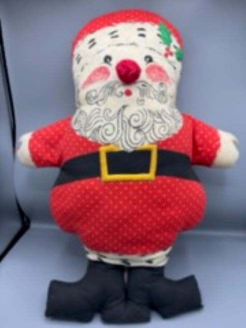 Vintage large santa Pillow