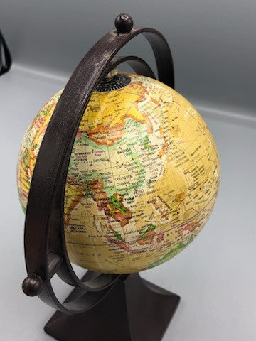 Small globe on base