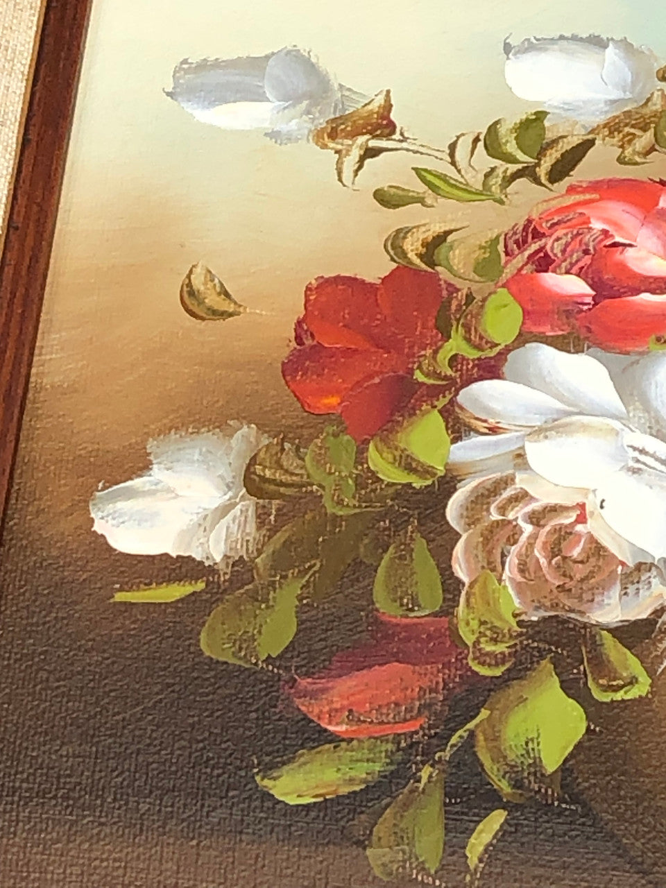Vintage Floral  Oil Painting