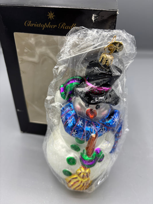 Vintage Radko Snowman ornament