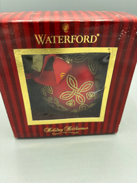 Waterford Red Ornament